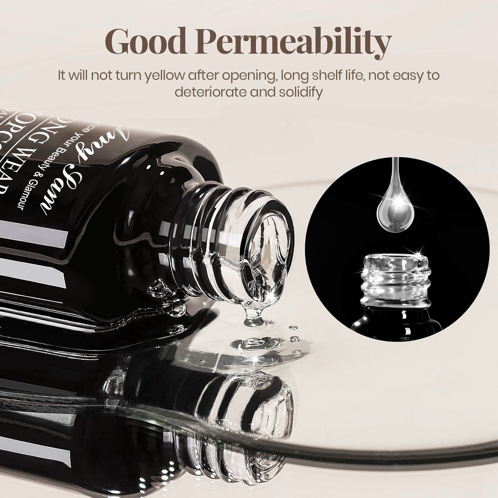 AmySam Top Coat – Non-Yellowing Formula with Long Shelf Life