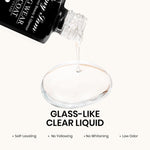 AmySam Clear Liquid Top Coat – Glass-Like Shine, Self-Leveling, Low Odor
