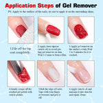 Step-by-Step AmySam Gel Remover Application – Latex Tape & Peel-Off Guide