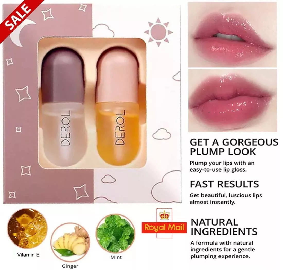 DEROL Lip Plumper Extreme Serum | Lip Gloss Maximizer for Bigger, Fuller Lips - Musami Limited