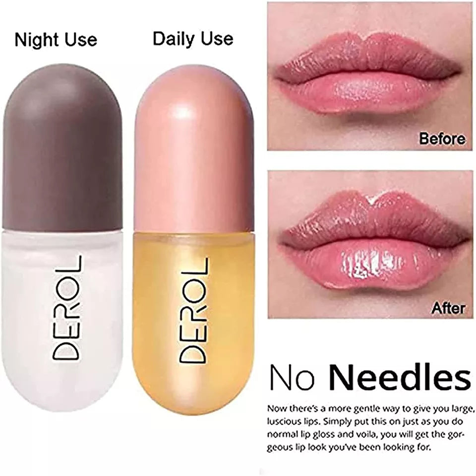 DEROL Lip Plumper Extreme Serum | Lip Gloss Maximizer for Bigger, Fuller Lips - Musami Limited